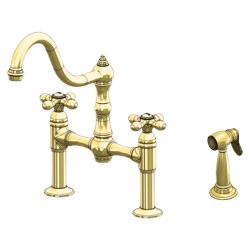 KFB0001 Bridge Kitchen Faucet with Spray